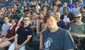 On August 1, 2017, MFOC members spent the evening watching a Lansing Lugnuts game to celebrate their year of service and their accomplishments